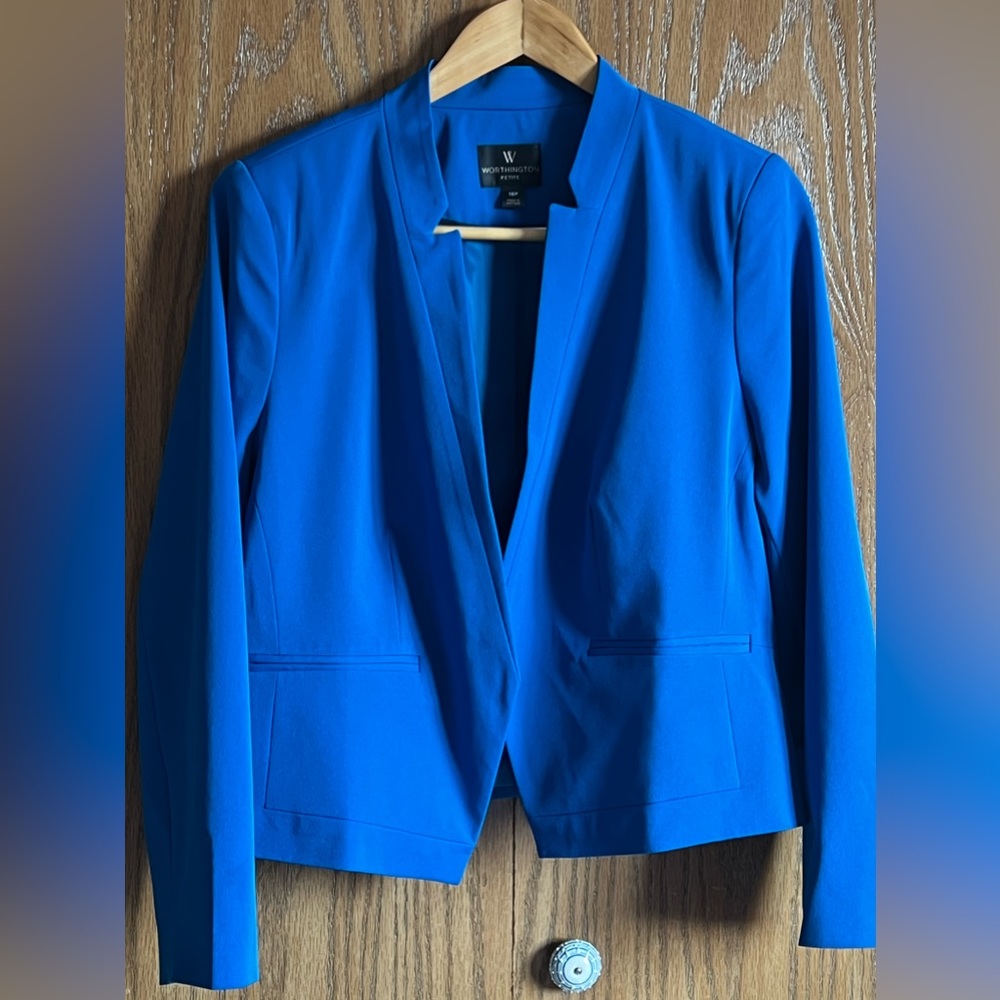 NWOT Bright Blue Blazer